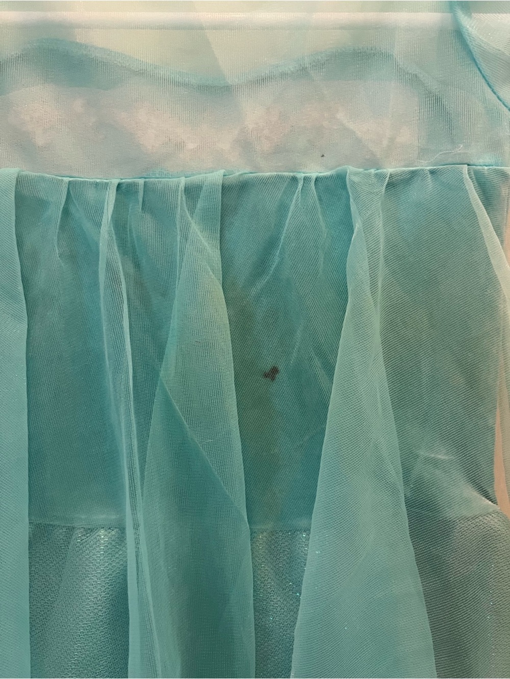 Turquoise Princess Tulle Dress Kids Costume - Picture 4 of 4